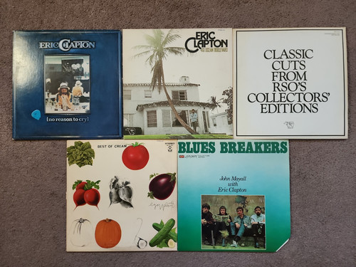 Eric clapton lot - 5, rso